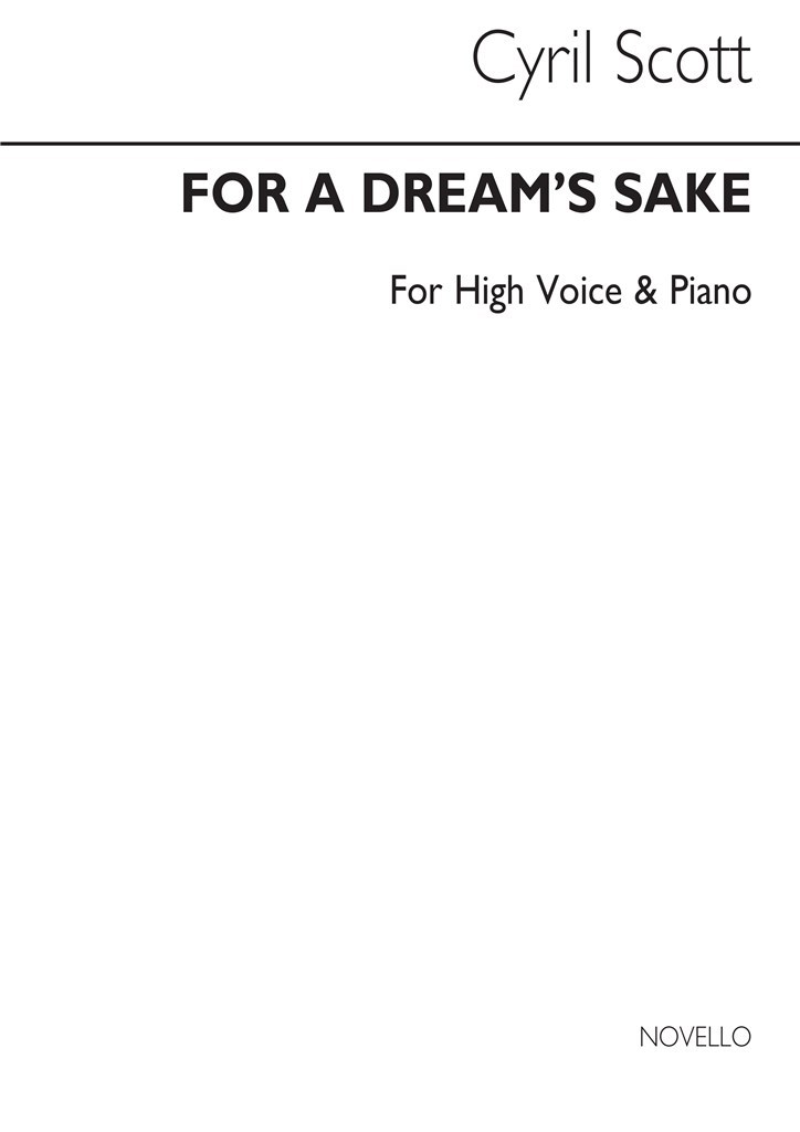For A Dream's Sake-high Voice/Piano (Key-c)